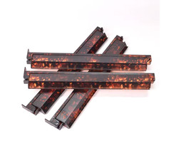 Mahjong Tortoise Shell Rack & Pusher Set of 4, Matte Finish, Hinged, set of 4