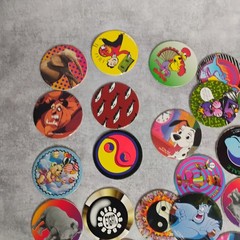 Over 50 Vintage Pogs and 2 Slammers
