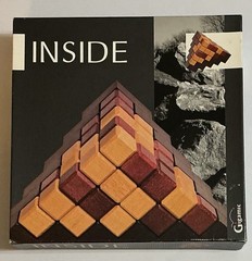 Gigamic 2007 “INSIDE” Board Game Wood Blocks Pyramid Strategy France