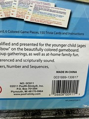 Ideal 2011 Children’s Bible Trivia Board Game Over 1000 Questions {152}