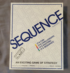 Jax Sequence Strategy Board Game, 2-12 Players, Ages 7+ (1995). Never Opened