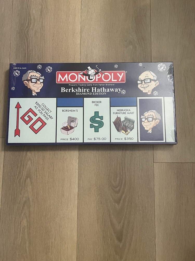Berkshire Hathaway Monopoly Game Diamond Edition Warren Buffet NEW SEALED 2005