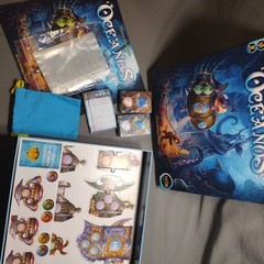 Oceanos Game Board Game complete unplayed pre-owned Iello games 2-5 ages 8+