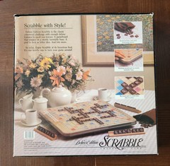 RARE Vintage Deluxe Turntable Scrabble “1989 Edition by MB