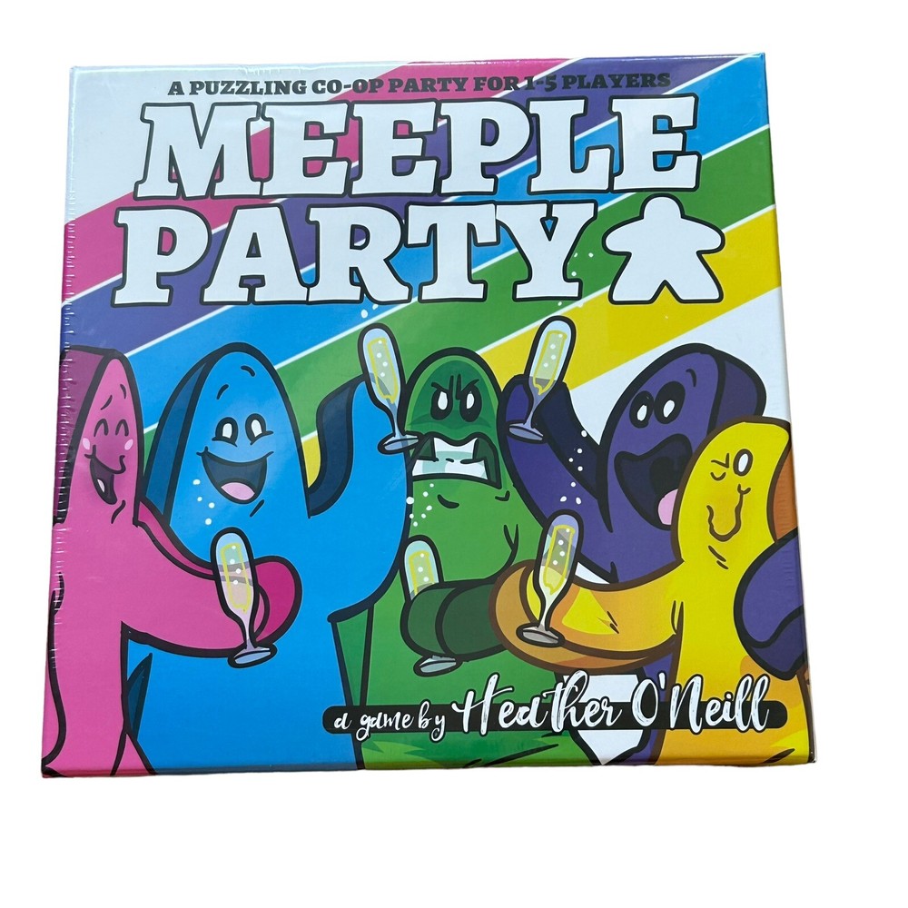 Meeple Party Board Game English Strategy Co-Op 9th Level 2019 NEW SEALED