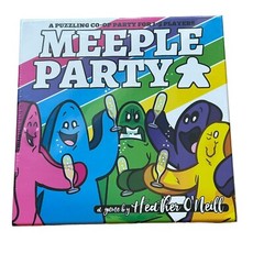Meeple Party Board Game English Strategy Co-Op 9th Level 2019 NEW SEALED
