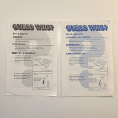 Guess Who? 1987/1991 Game Milton Bradley Complete in Great Condition w Manuals