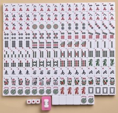 Travel-Friendly Mahjong Game Set with 166 Tiles and Carry Bag