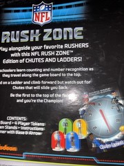 Chutes and Ladders – NFL Rush Zone Edition – Playable Complete – 2013. Excellent