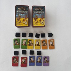 Munchkin Steampunk Deluxe – Board Card Game – Steve Jackson (some missing parts)