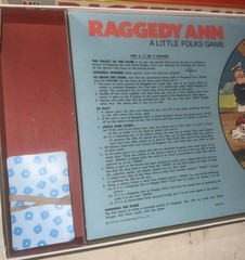Raggedy Ann A Little Folks Board Game 1974 Milton Bradley – Complete