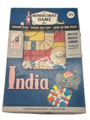 1956 Vintage Milton Bradley INDIA Game A Mother’s Choice #4633 Complete