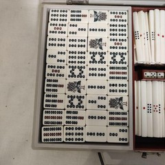 Nintendo Yakuman Mahjong Tile Set Aluminum Case Vintage 144 Tiles Japan
