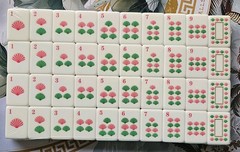 Premium Palm Royale 3 Layer Unbranded Mahjong Tiles Set 160 New