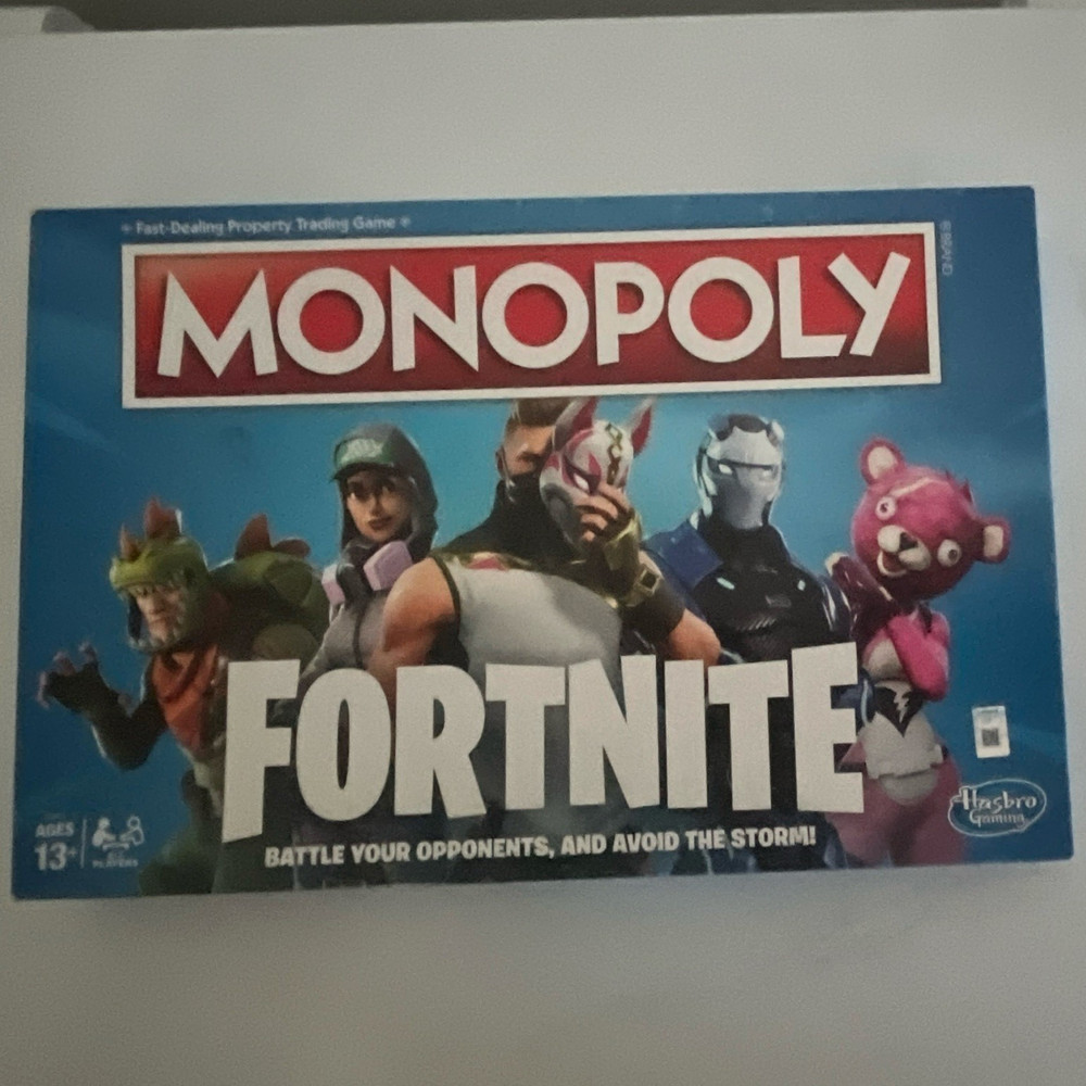 Hasbro Monopoly: Fortnite Board Game Complete 2+ Players Ages 13+ 2018