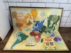 Vintage 1975 1980 Parker Brothers Risk Strategy Board Game, complete w/manual