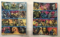 1994 X-Men Hi-C drink premium Milk Pogs Complete Set #1-24 (2 unused sheets)
