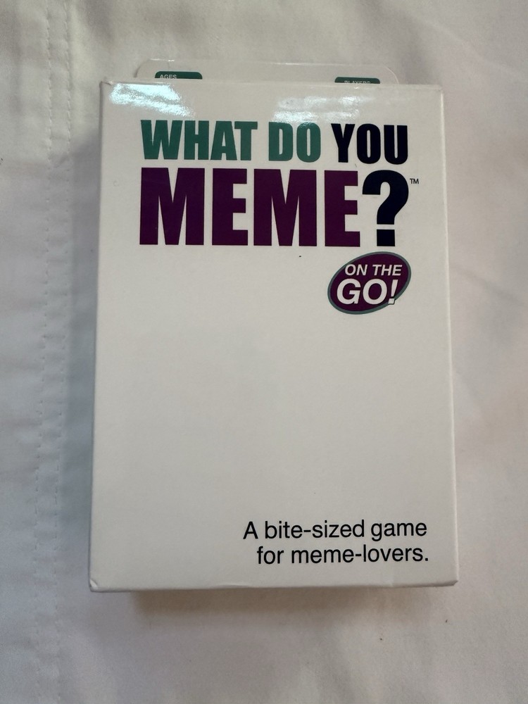 NEW What Do You Meme? On The Go! Card Game for Meme-Lovers – 3 To 8 Players