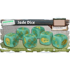 Zombicide: White Death Jade Dice – Kickstarter Exclusive – In Hand!