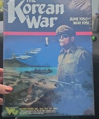 Victory Games The Korean War June 1950-May 1951 Board Game 2 Player 1986
