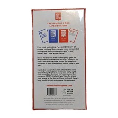 Never Have I Ever Card Game: The Game of Poor Life Decisions NEW FACTORY SEALED!