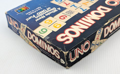 1986 UNO Dominos Game by International Games 100% COMPLETE Vintage
