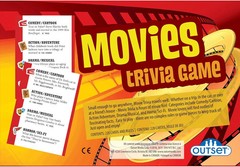 Movies Trivia Game [Board Game, 2-6 Players]