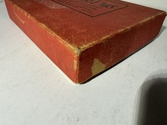Embossed Anagrams 1936 Milton Bradley 182 Letters Tile Game 4514 Series Vintage