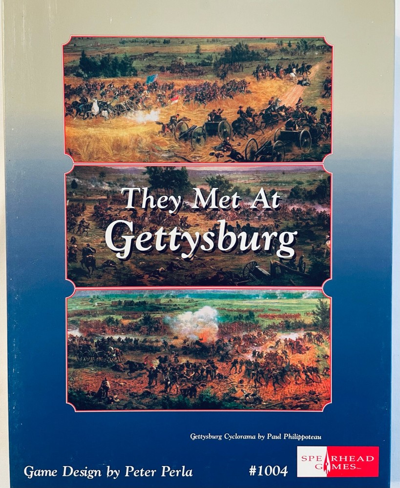They Met At Gettysburg board game – Spearhead Games – UNPUNCHED MINT
