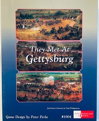 They Met At Gettysburg board game – Spearhead Games – UNPUNCHED MINT