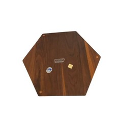 Black Walnut Wahoo Aggravation Game Board 6 Player Handmade Michigan 19″