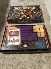 Vintage Dark World Adventure Board Game Mattel 100% Complete 1992 Great Shape!