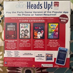 Spin Master Games, Head’s Up. 4th Edition, Board Games