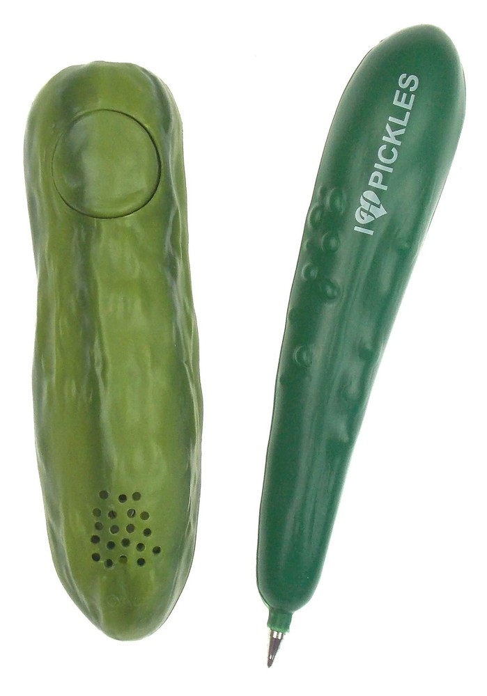 Yodelling I Love Pickles Pen Gag Gift Novelty Fun Kids Birthday Electronic Sound