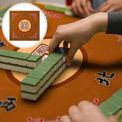 Anti Slip Noise Reduction Mahjong Table Mat with Carrying Bag 31.5 Inches