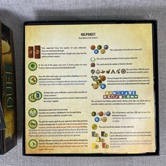 Repos Production 7 Wonders Duel Board Game 100% Complete Clean Strategy