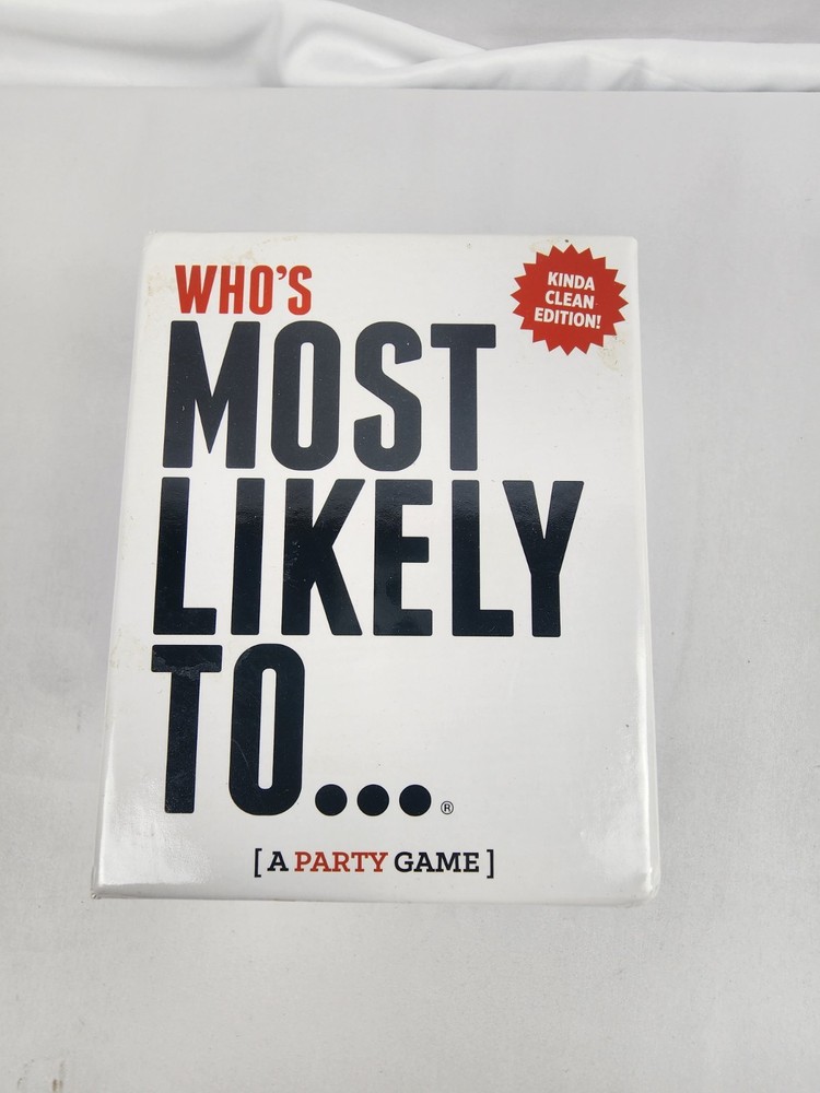2021 DSS games Who’s most likely to… party card GAME for stupid friends