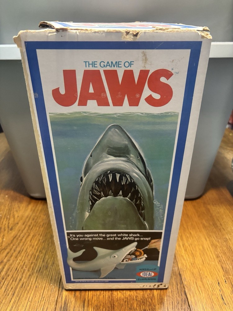 IDEAL THE GAME OF JAWS MOVIE THEME GAME BOXED INCOMPLETE