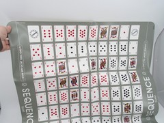 SEQUENCE Giant Game Edition Cushioned Mat Cards Oversize Chips Complete