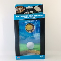 Coinhole The Coinhole Tabletop Coin-Bouncing Party Game New In Box