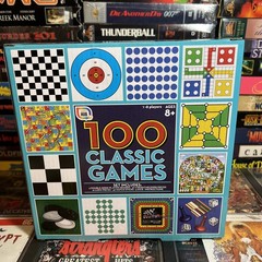 Classic Game Collection 100 Family Board Games for Adults and Kids. Gift Idea
