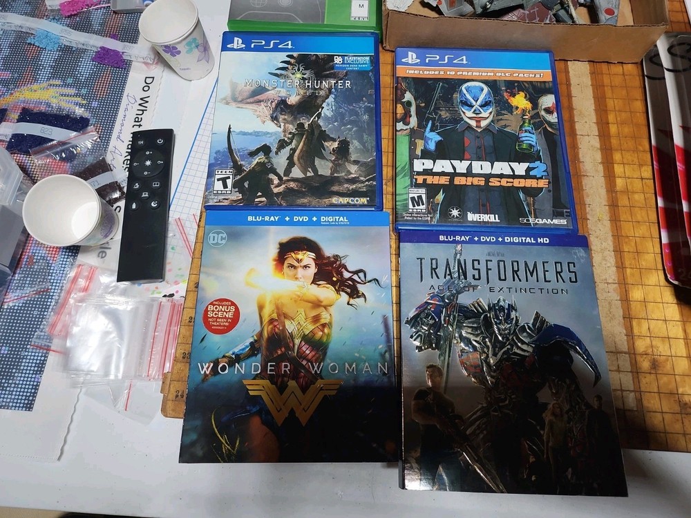 movie and game lot bundle