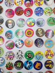Lot of 220 Pogs / Milk Caps, Vintage 1990s Retro Nostalgia! Mix Take A Look!