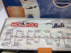 Monopoly New York Mets NY Collector’s Ed. Complete Board Game. Pewter Tokens