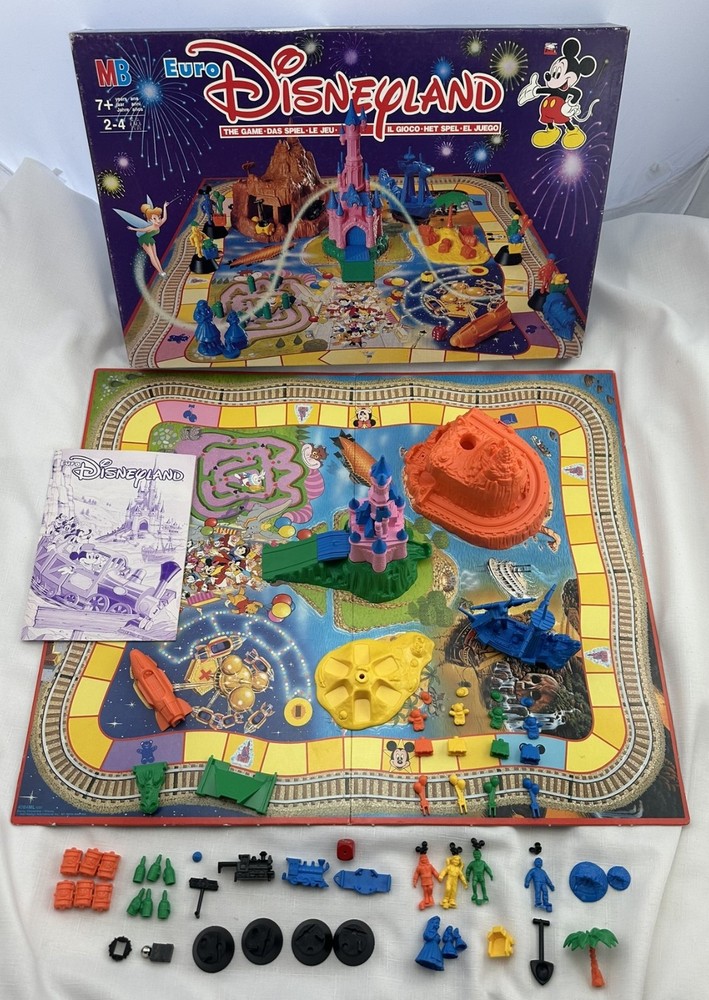 1992 Euro Disneyland Game by Milton Bradley Complete in Great Cond FREE SHIPPING