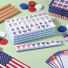 Arrowbash 160 Pcs American Mahjong Tiles Set 1.2 Inch Mah Jong Game Pieces wi…