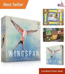 Wingspan Base Game by Elizabeth Hargrave | A Relaxing, Strategy Board Game A…