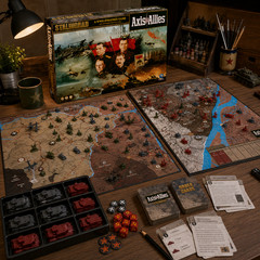 Axis & Allies Stalingrad WWII Strategy Board Game 150+ Miniatures 2-Player NIB