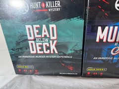 Hunt A Killer Murder at The Motel & Dead Below Deck Mystery Game Set – Brand New