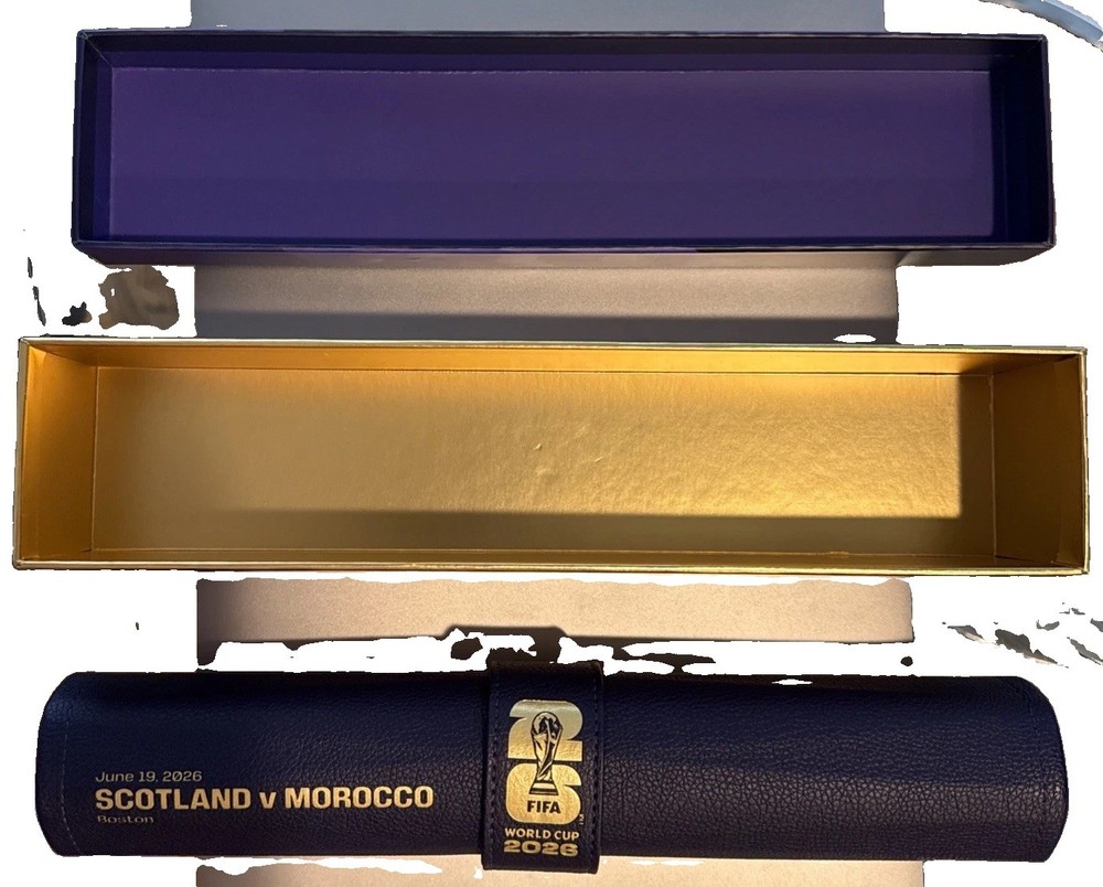 FIFA World Cup 2026 VIP Official Souvenir Backgammon Set SCOTLAND vs MOROCCO